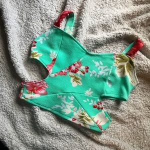 Floral crop top